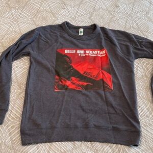 Belle and Sebastian gray sweatshirt size M